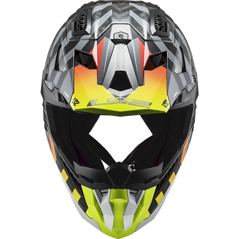 LS2 MX703 C X-FORCE ŠALMAS - BARRIER H-V Yellow Red