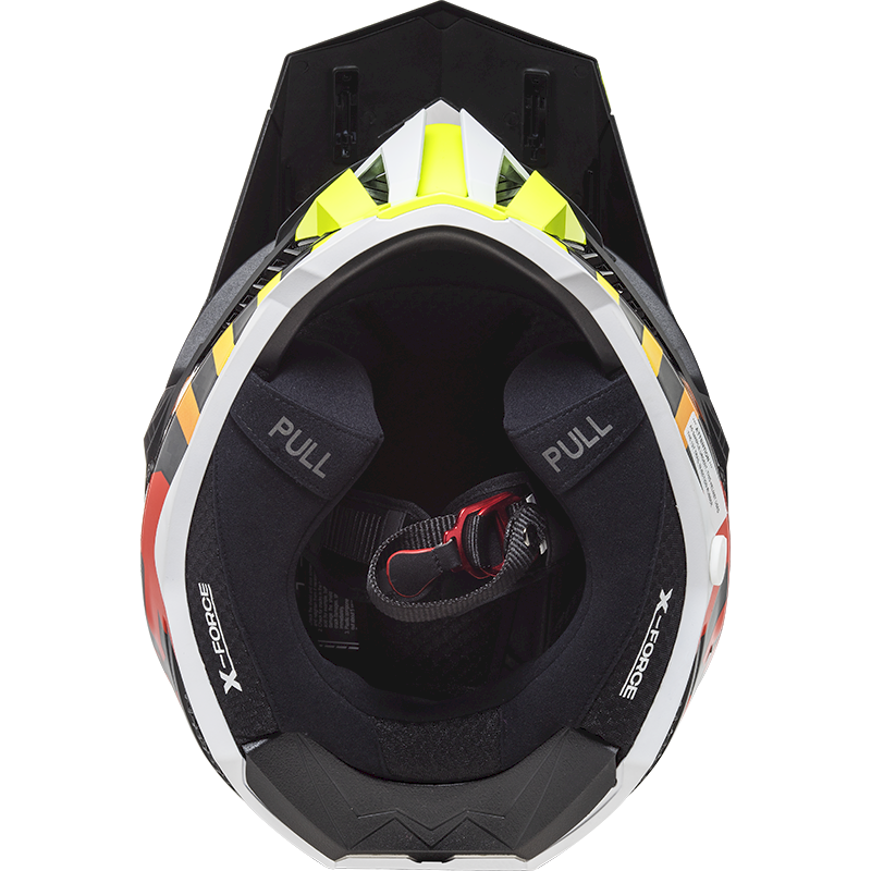 LS2 MX703 C X-FORCE ŠALMAS - BARRIER H-V Yellow Red