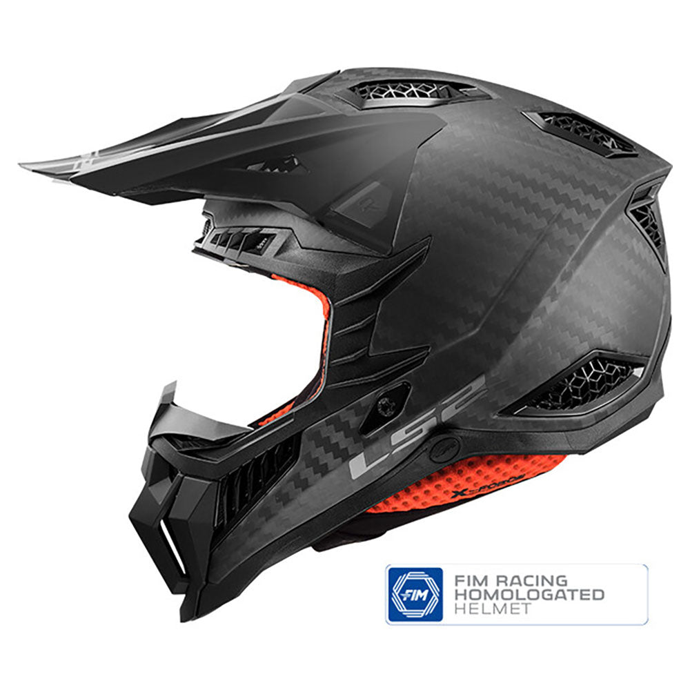 LS2 MX703 C X-FORCE PRO FIM ŠALMAS - Matt Carbon