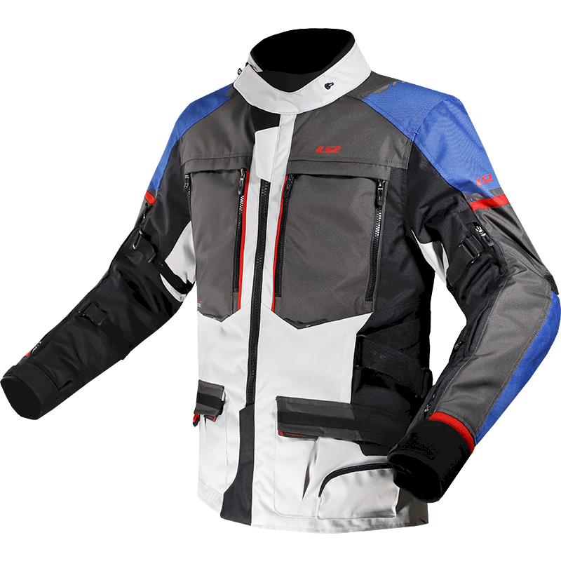 Striukė LS2 NORWAY MAN BLUE BLACK GREY RED