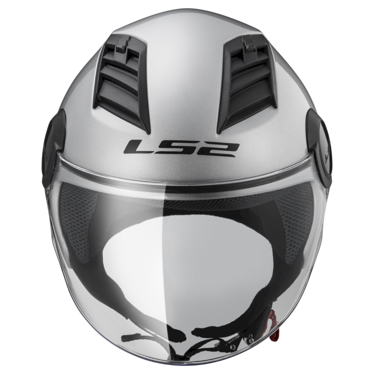 LS2 OF562 AIRFLOW ŠALMAS - GLOSS SILVER LONG