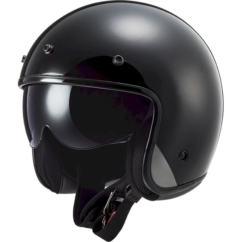 LS2 OF601 BOB ŠALMAS - SOLID MATT BLACK
