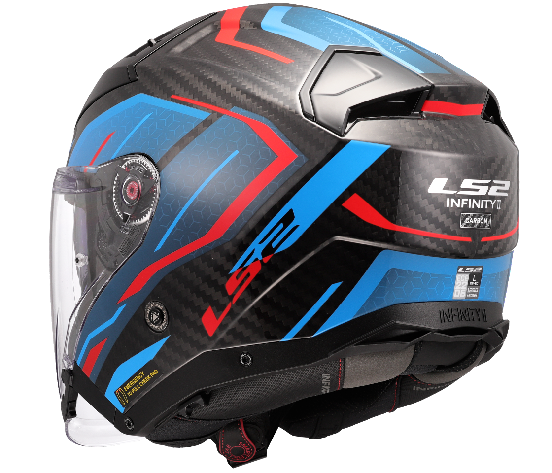 LS2 OF603 INFINITY II C ŠALMAS - URUS BLUE RED