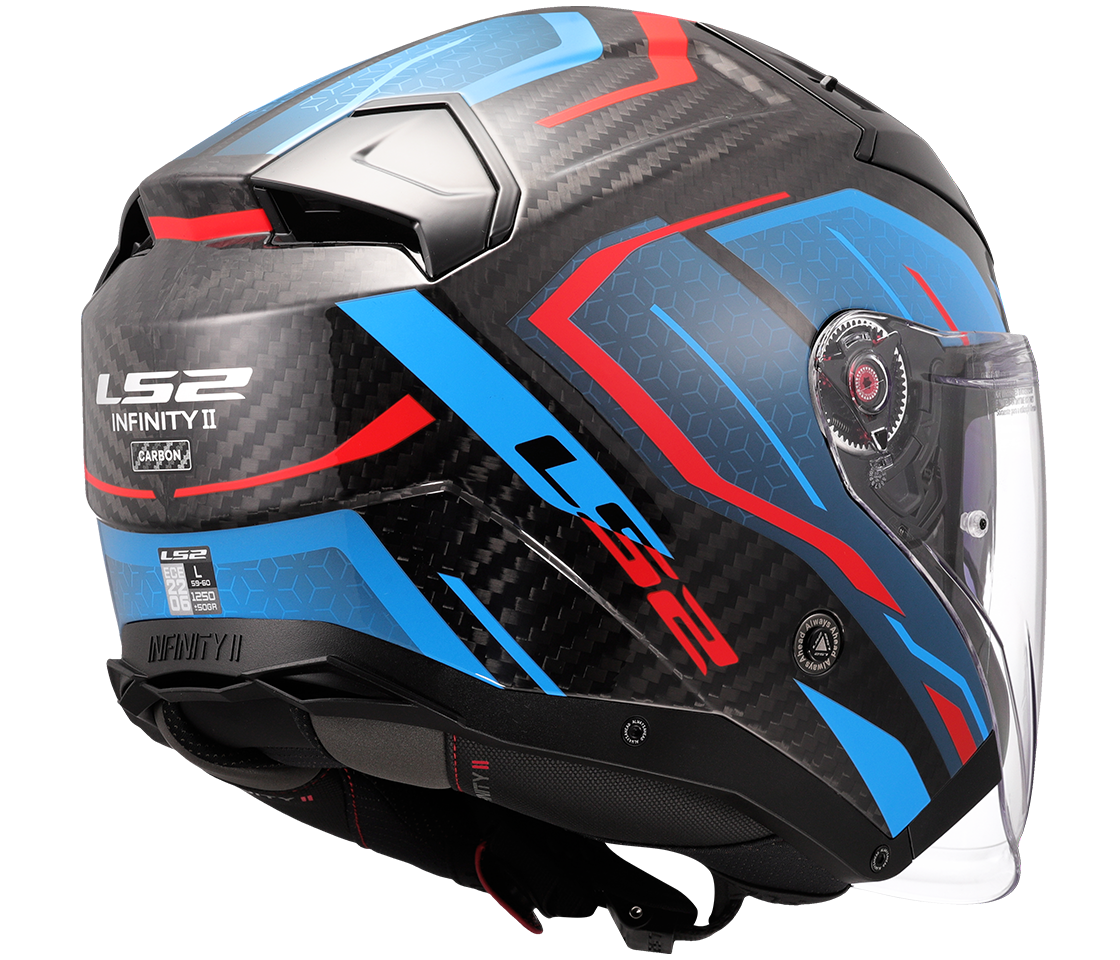 LS2 OF603 INFINITY II C ŠALMAS - URUS BLUE RED