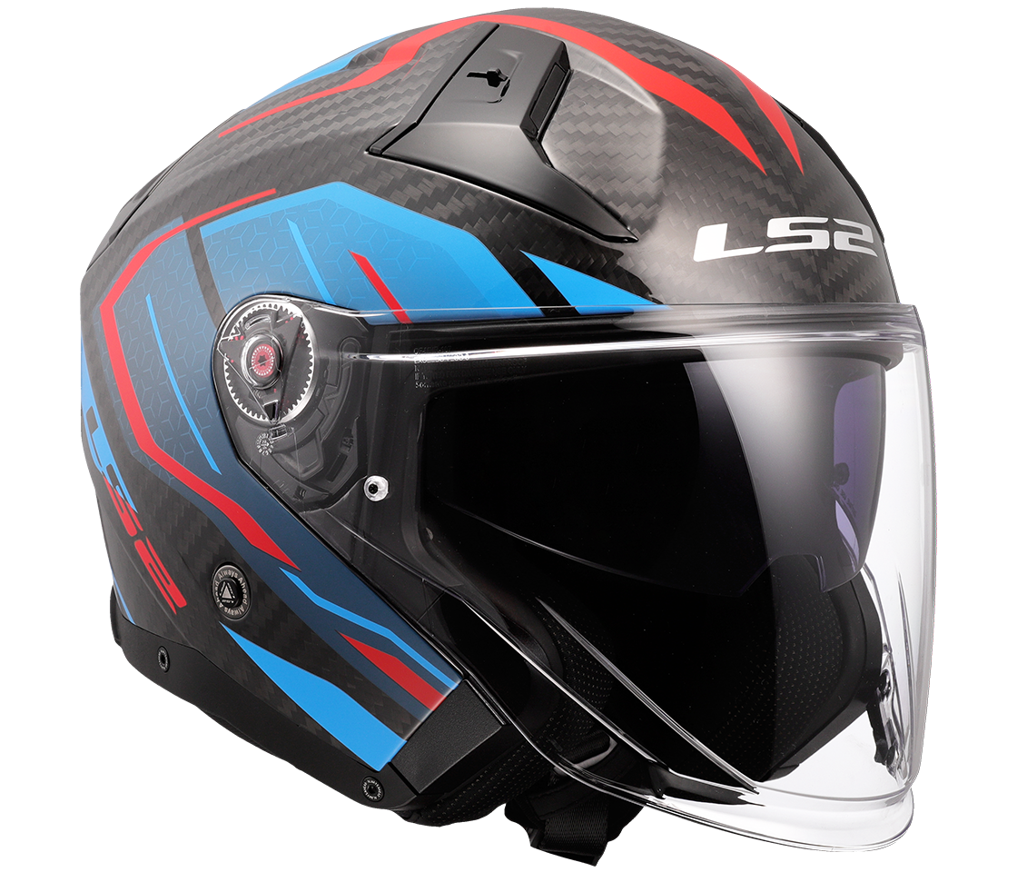 LS2 OF603 INFINITY II C ŠALMAS - URUS BLUE RED