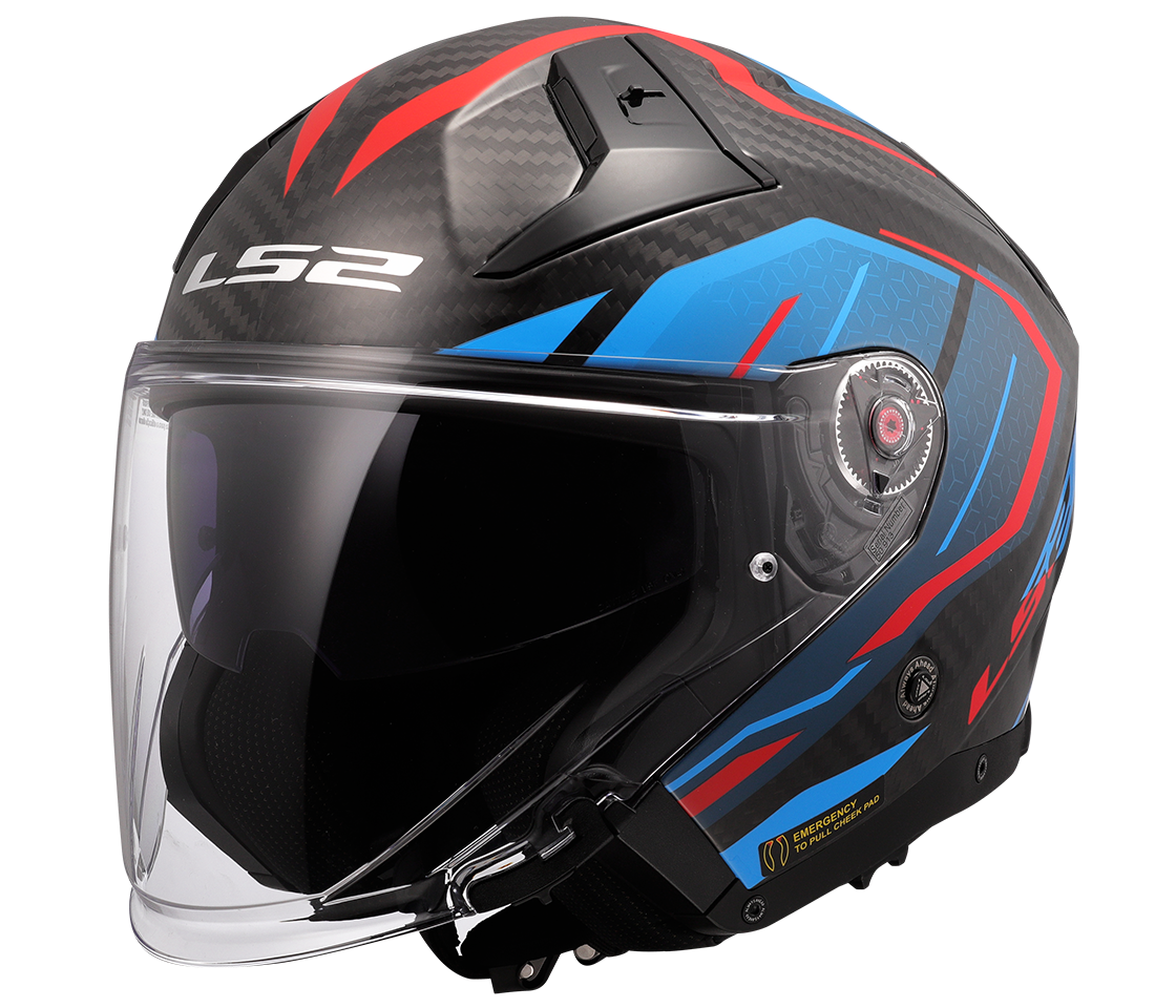LS2 OF603 INFINITY II C ŠALMAS - URUS BLUE RED