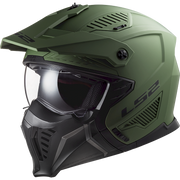 LS2 OF606 DRIFTER ŠALMAS - SOLID MATT MILITARY GREEN