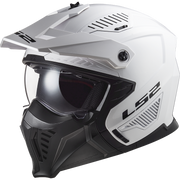 LS2 OF606 DRIFTER ŠALMAS - SOLID WHITE