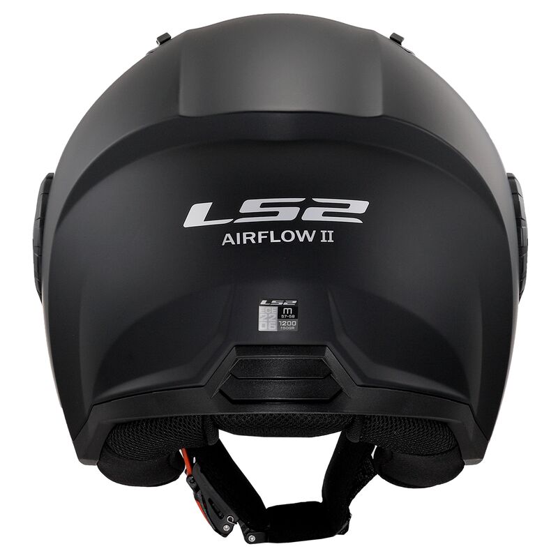 LS2 OF616 AIRFLOW 2 ŠALMAS - SOLID Gloss Black