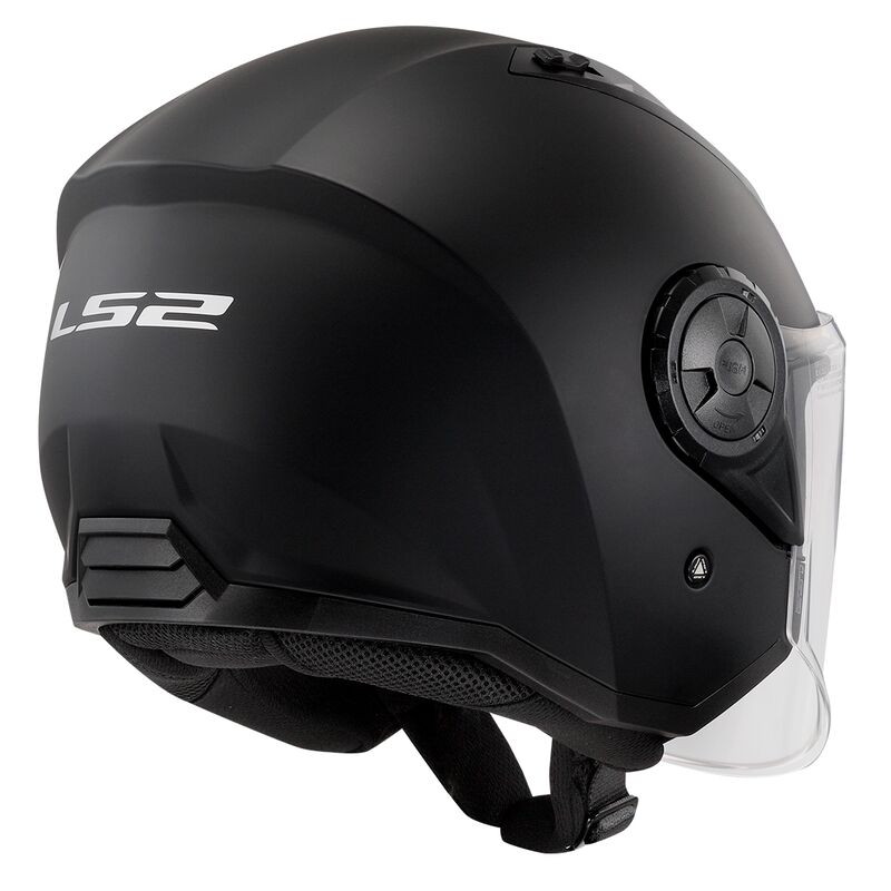 LS2 OF616 AIRFLOW 2 ŠALMAS - SOLID Gloss Black