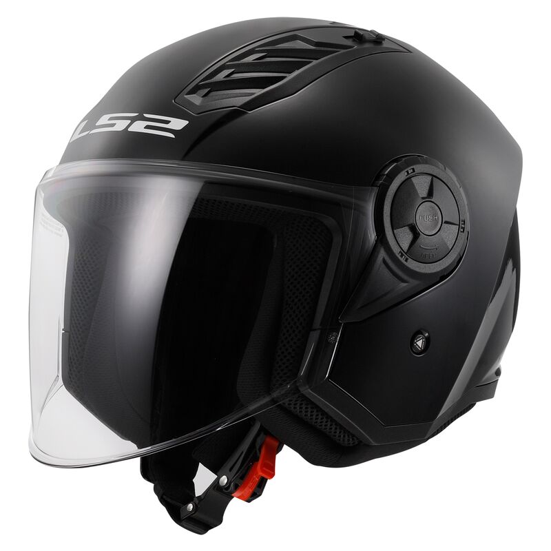 LS2 OF616 AIRFLOW 2 ŠALMAS - SOLID Gloss Black