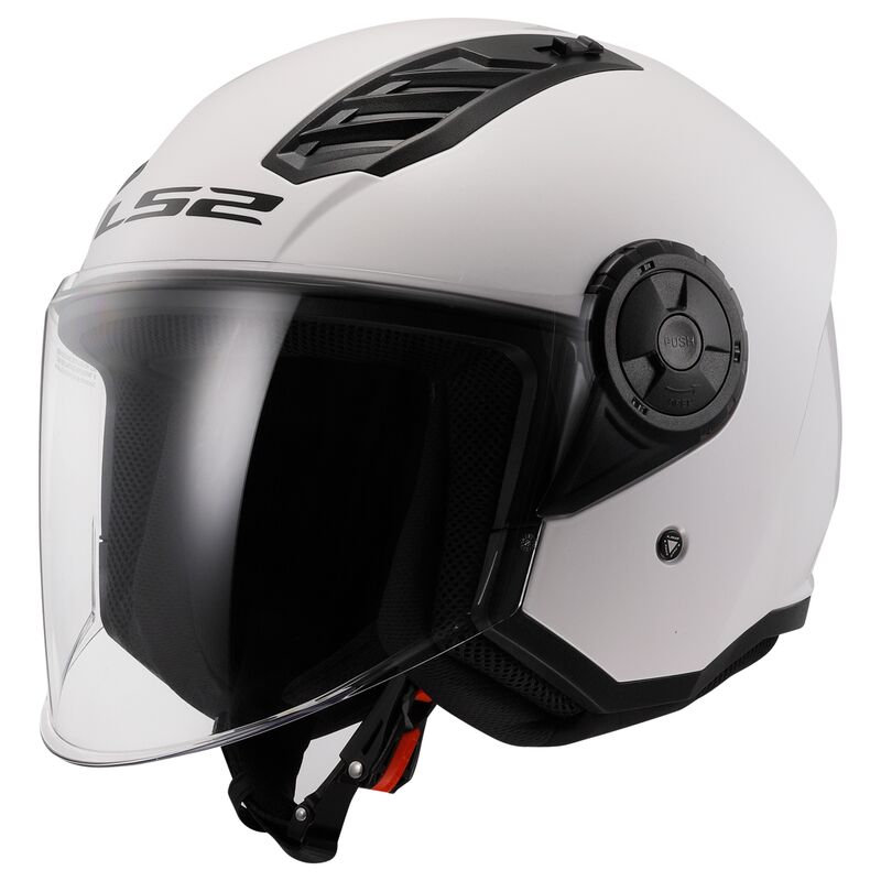LS2 OF616 AIRFLOW 2 ŠALMAS - SOLID Gloss White