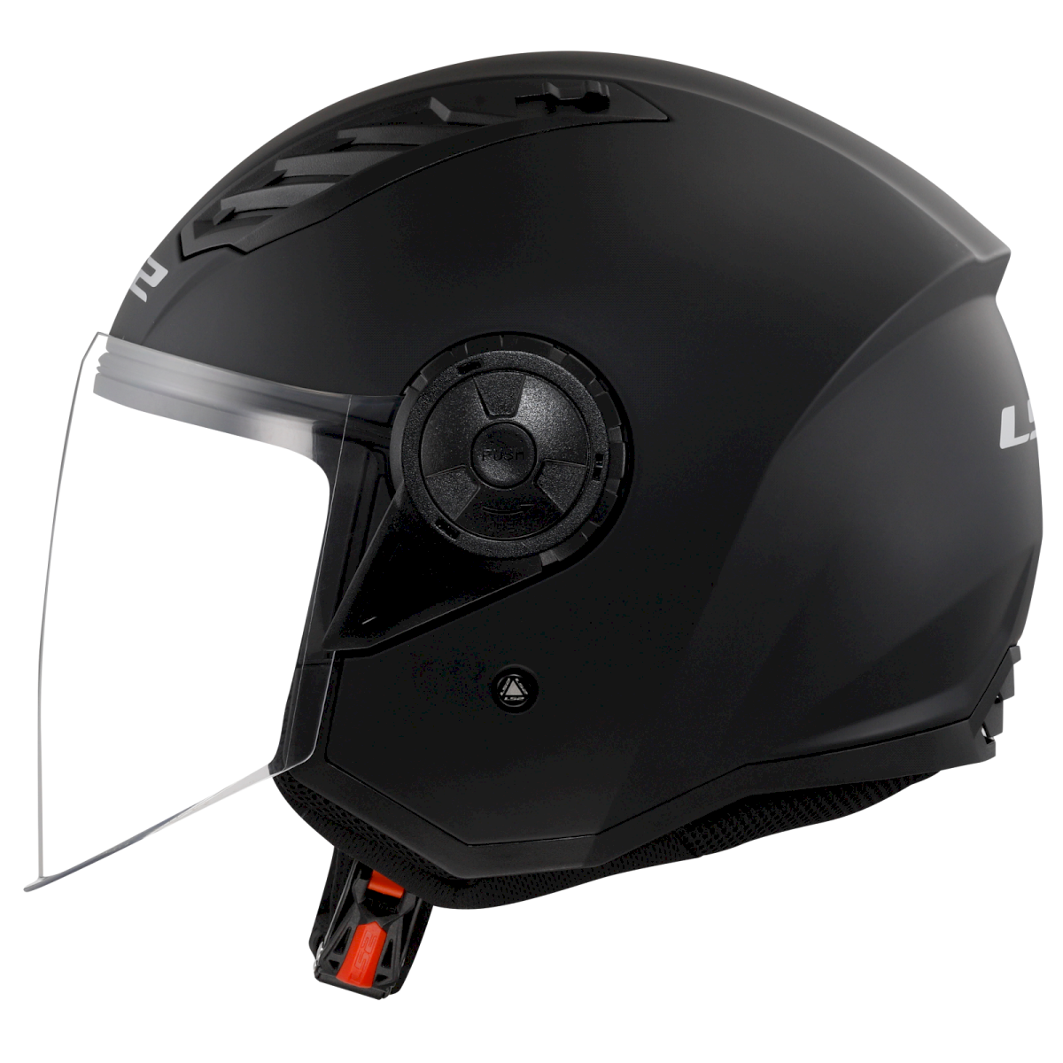 LS2 OF616 AIRFLOW II ŠALMAS - SOLID MATT BLACK