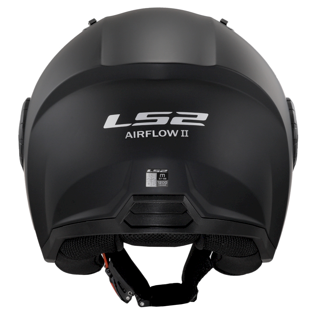 LS2 OF616 AIRFLOW II ŠALMAS - SOLID MATT BLACK