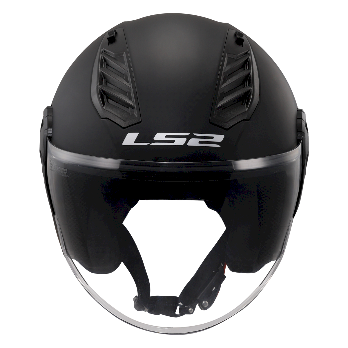 LS2 OF616 AIRFLOW II ŠALMAS - SOLID MATT BLACK