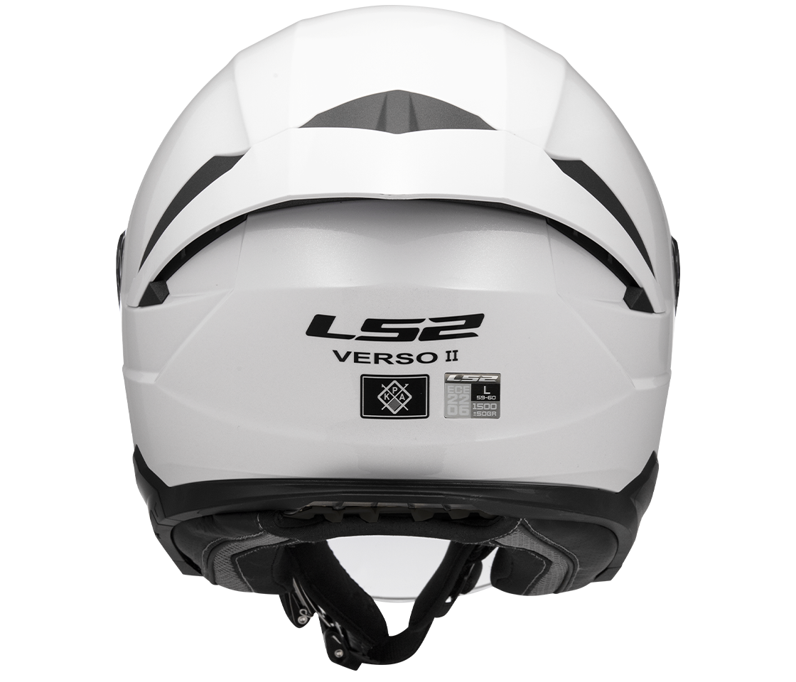 LS2 OF618 VERSO II ŠALMAS - SOLID WHITE
