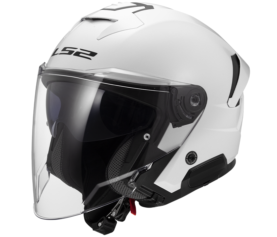LS2 OF618 VERSO II ŠALMAS - SOLID WHITE