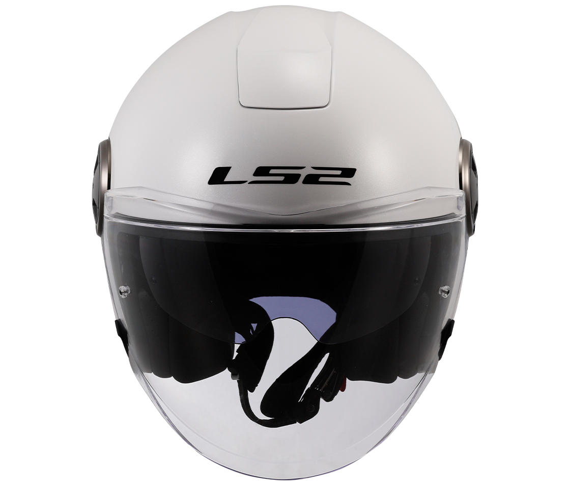 LS2 OF620 CLASSY ŠALMAS - SOLID WHITE