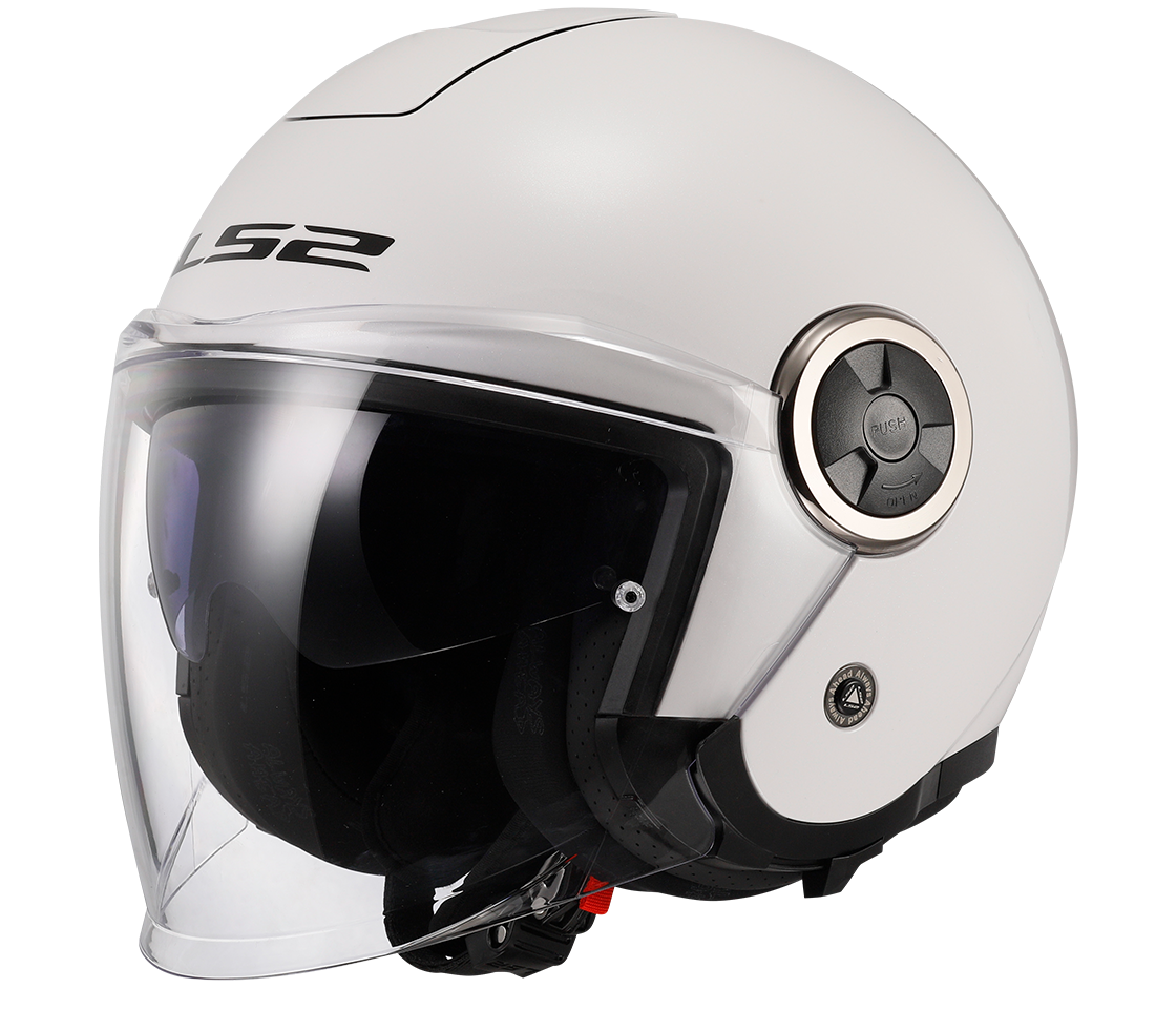 LS2 OF620 CLASSY ŠALMAS - SOLID WHITE