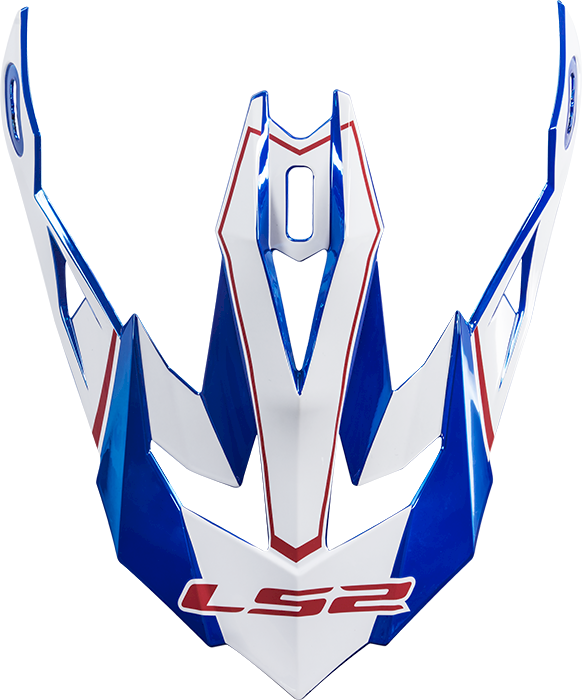 LS2 SNAPELIS MX470 POWER CHROME BLUE
