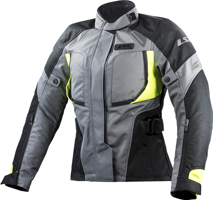 Striukė LS2 PHASE LADY JACKET GREY BLACK YELLOW