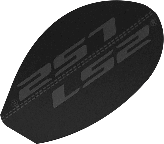 LS2 ŠALMO ALIUMINIO SMAKRO DANGTELIAI FF399 MATT BLACK