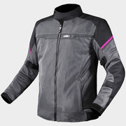 LS2 Riva Lady Jacket Black Dark Grey Pink