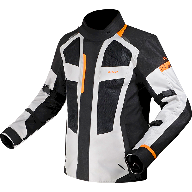 Striukė LS2 SCOUT MAN JACKET BLACK GREY ORANGE