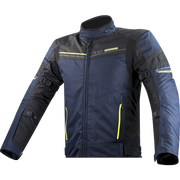 Striukė LS2 SHADOW MAN JACKET BLUE BLACK H-V YELLOW