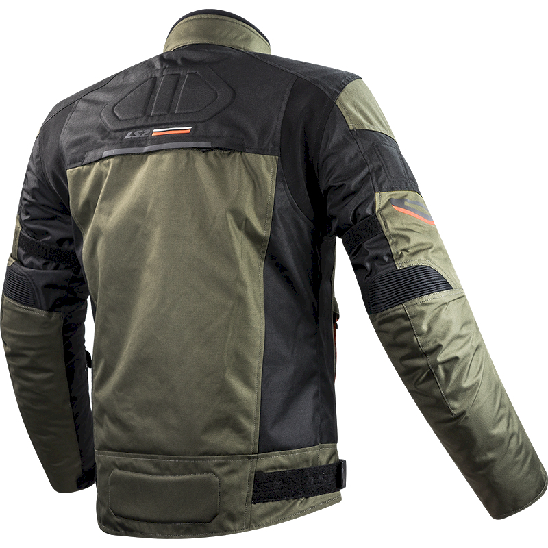 Striukė LS2 SHADOW MAN JACKET KHAKI BLACK H-V ORANGE