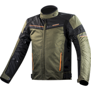 Striukė LS2 SHADOW MAN JACKET KHAKI BLACK H-V ORANGE