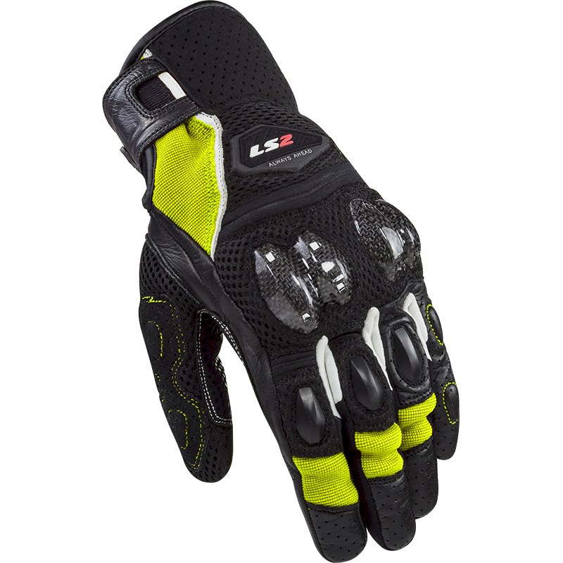 Pirštinės LS2 SPARK 2 AIR  BLACK H-V YELLOW