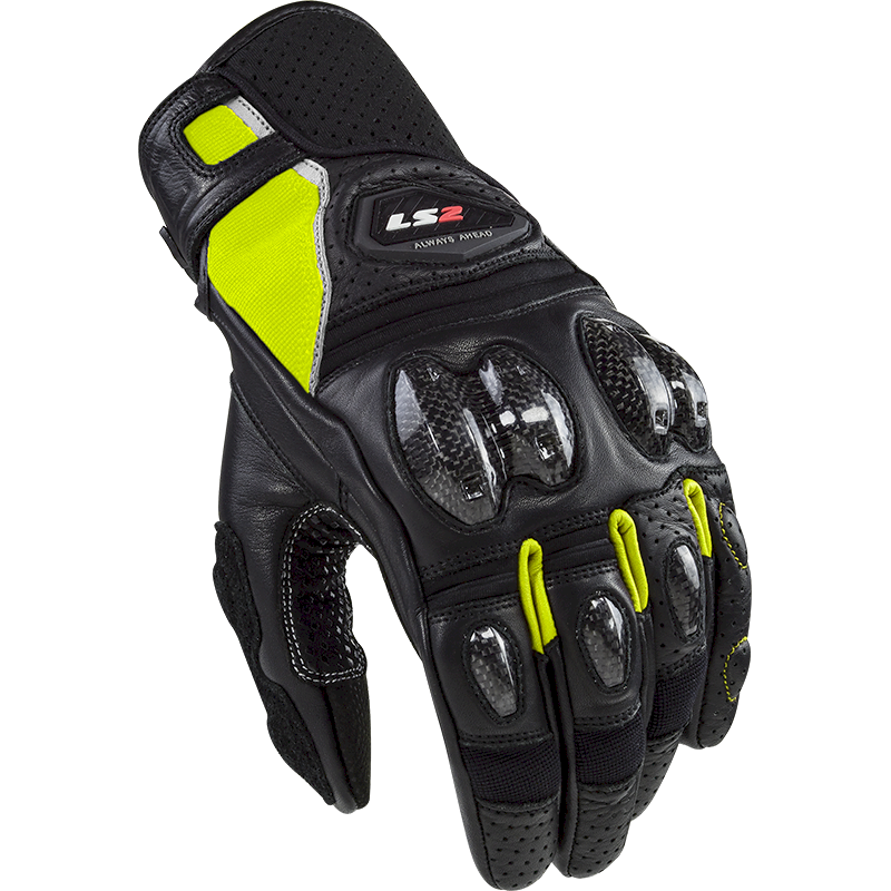 Pirštinės LS2 SPARK 2 LEATHER  BLACK H-V