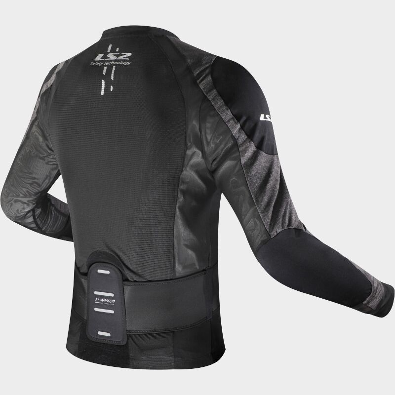 LS2 X-Armor Man Jacket Black Silver