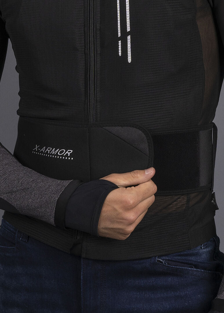 LS2 X-Armor Man Jacket Black Silver