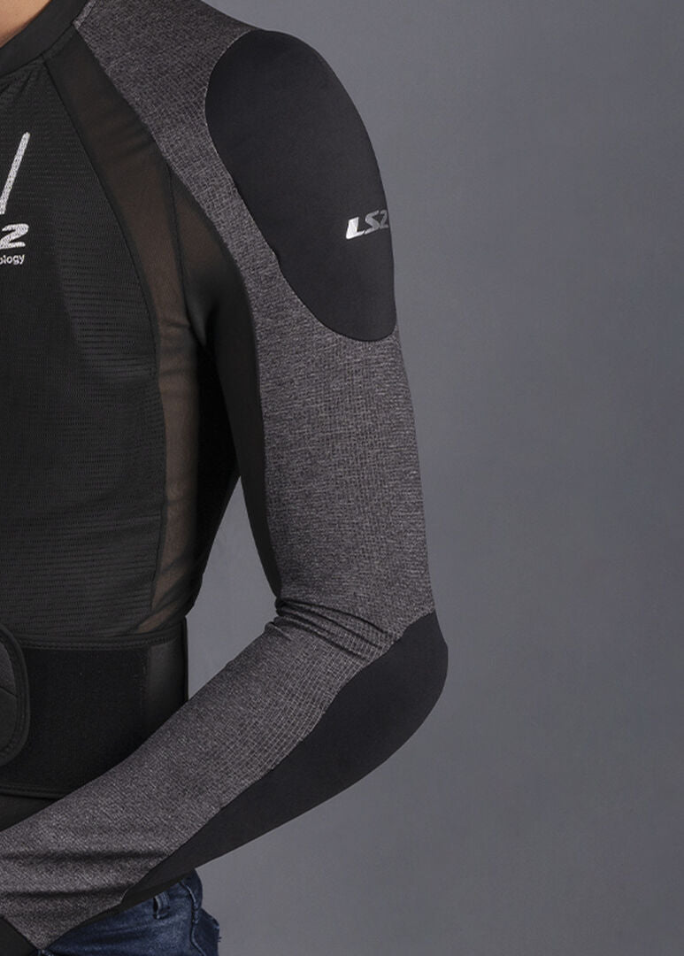 LS2 X-Armor Man Jacket Black Silver
