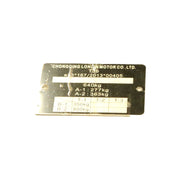 NAMEPLATE,FRAME, 370410442-0001