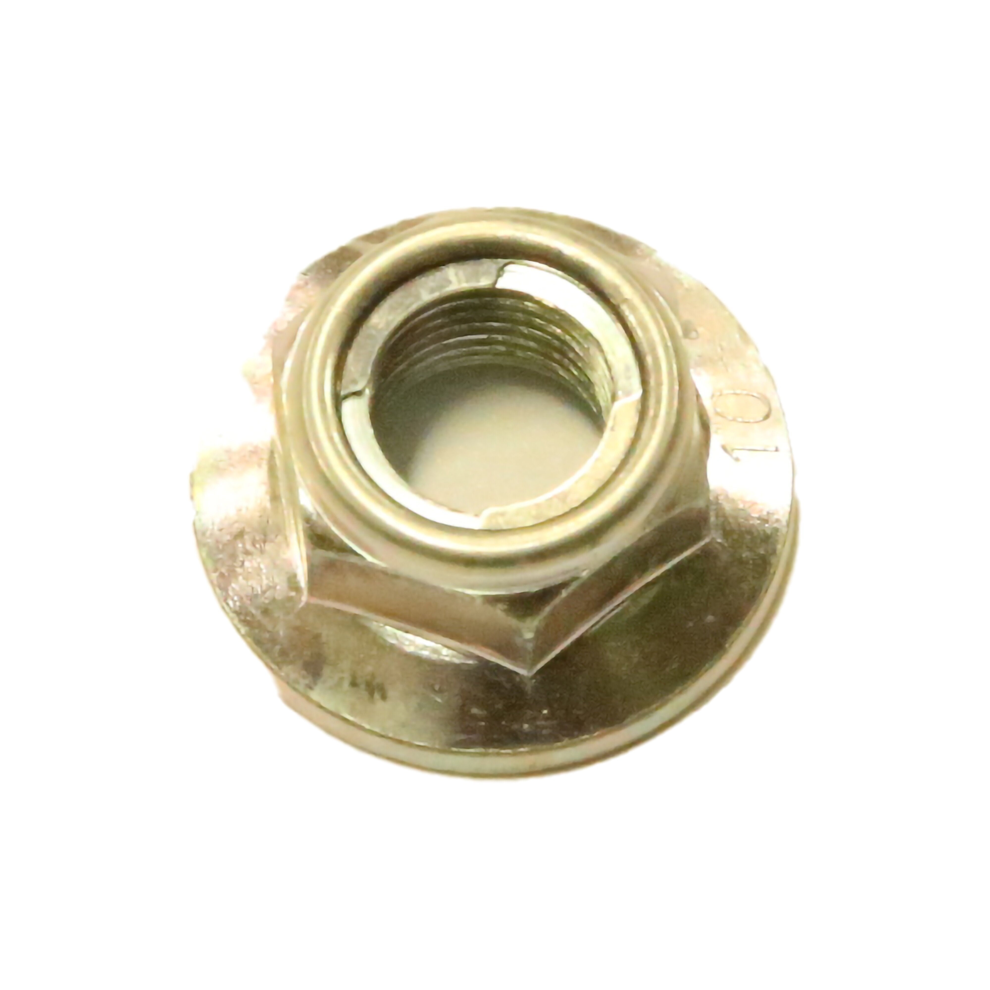 NUT,PREVAILING TORQUE TYPE ALL-METAL HEXAGON WITH FLANGE, 380400043-0002