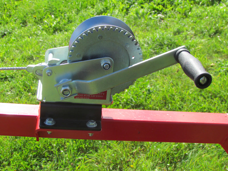 Hand winch: 725 kg / 1600 lbs