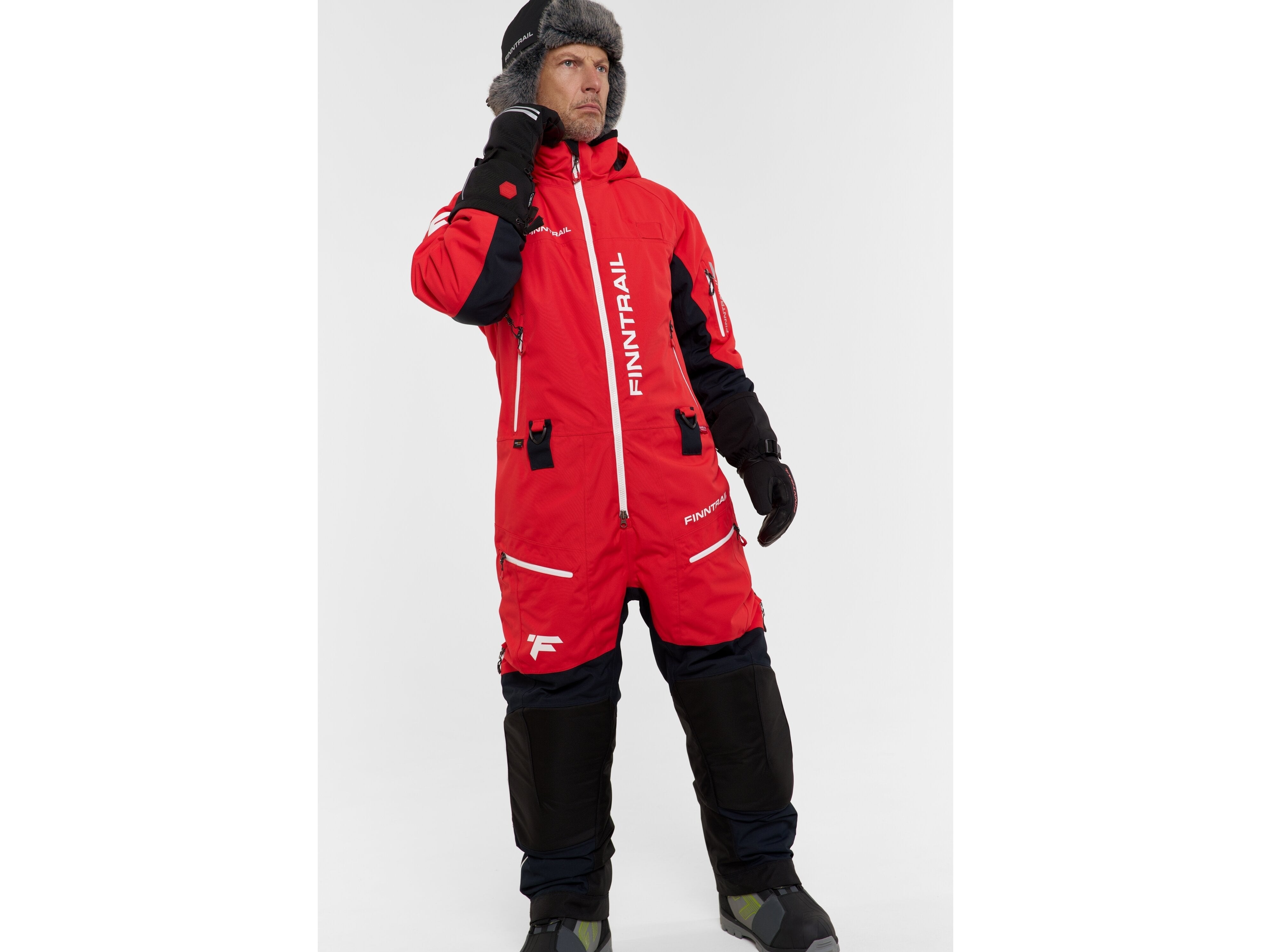 Kombinezonas Finntrail Overall Widetrack Red