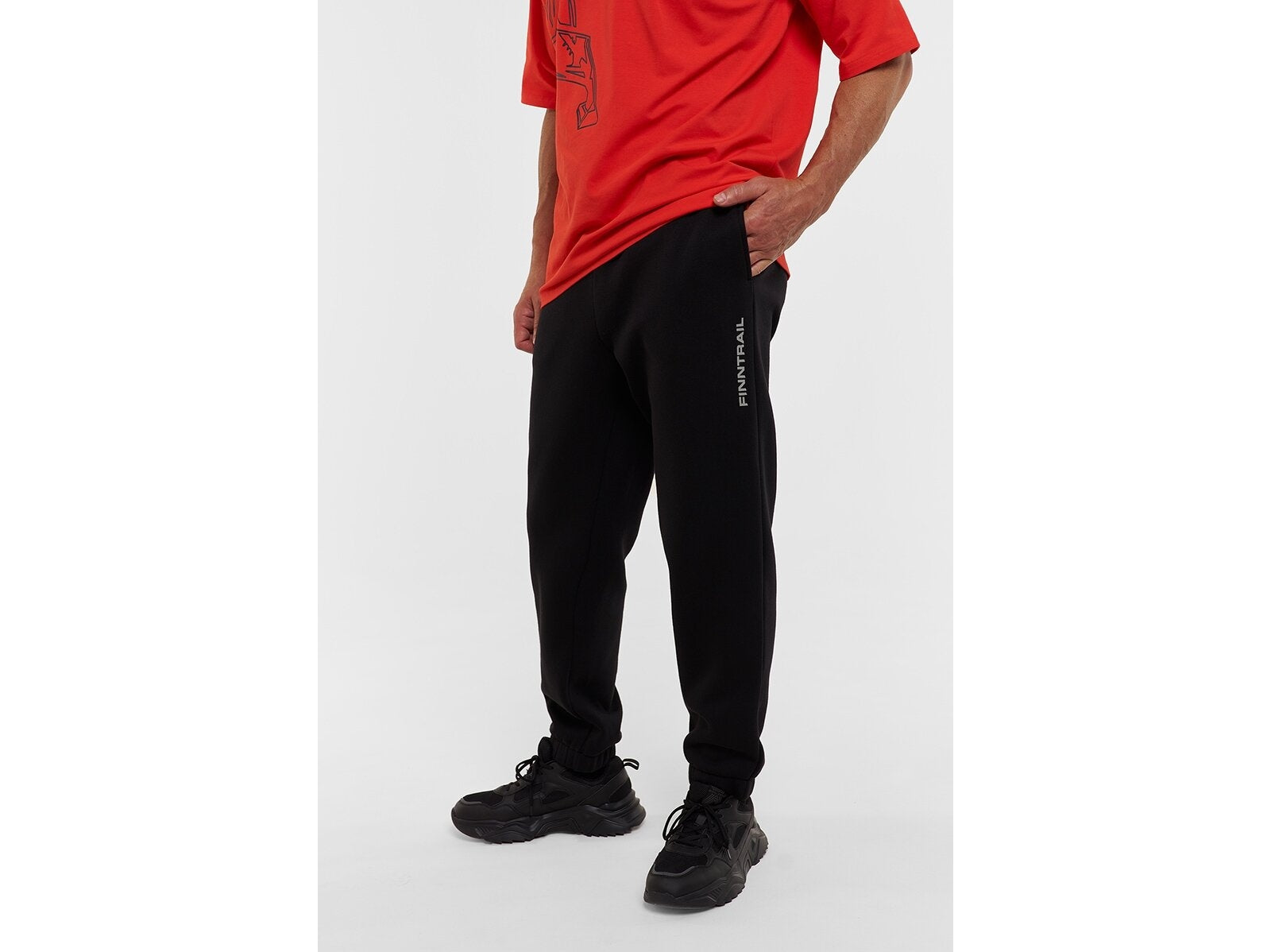 Kelnės Finntrail Pants Logo Black