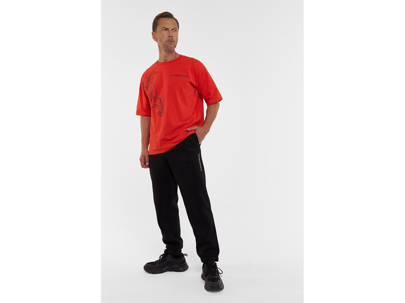 Kelnės Finntrail Pants Logo Black