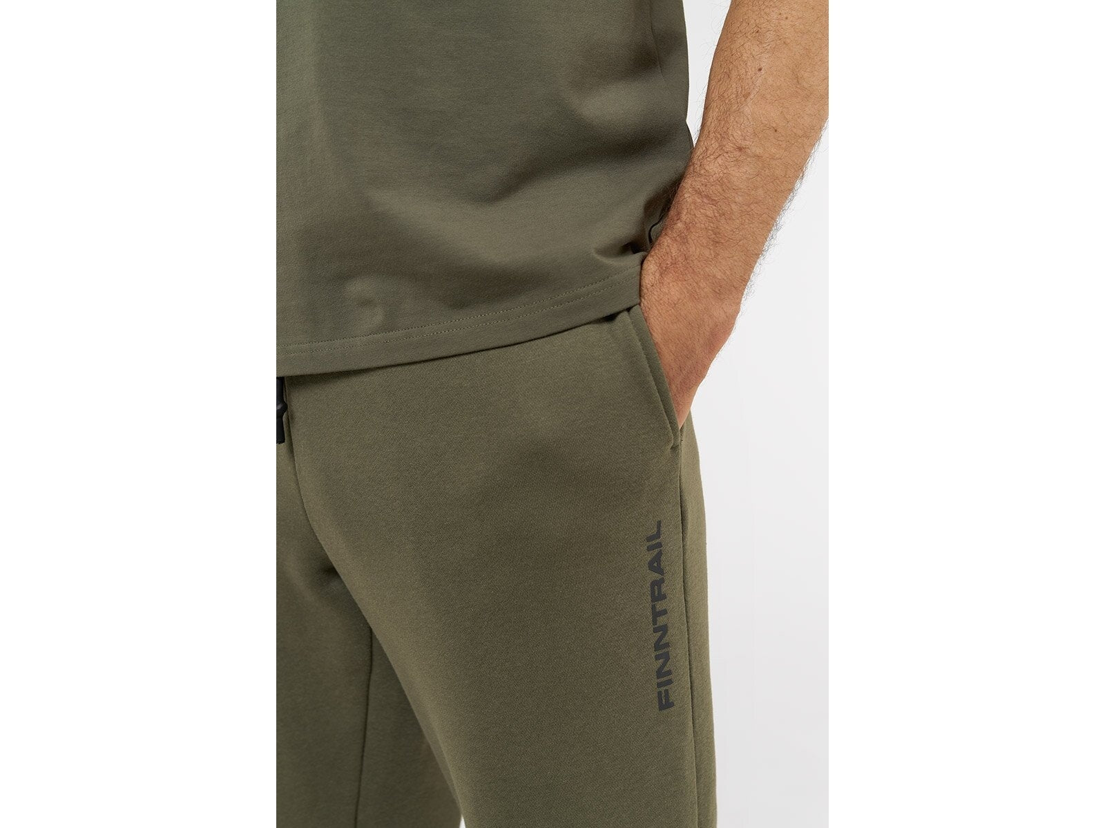 Kelnės Finntrail Pants Logo Khaki