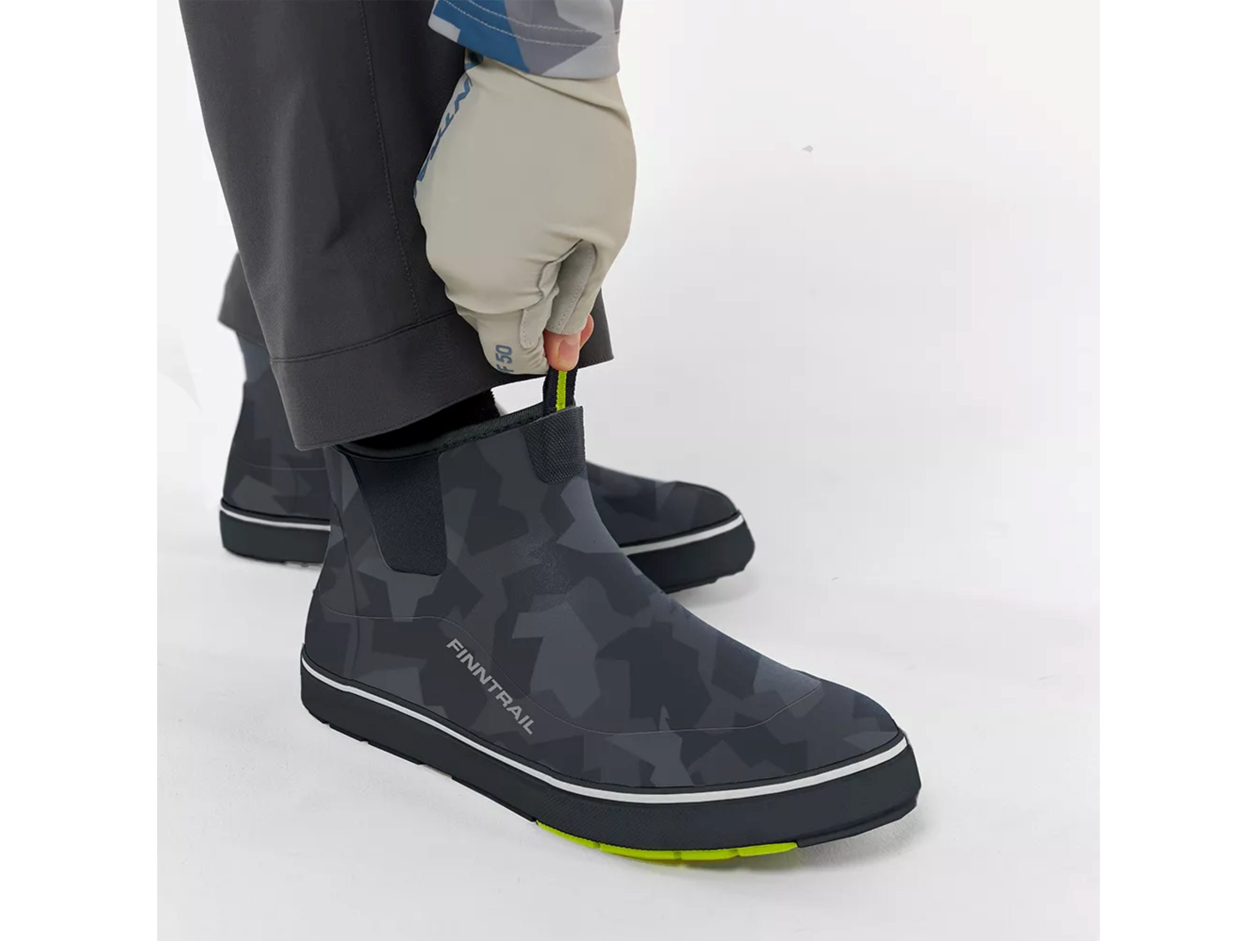 Rubber Boots Deck CamoShadowBlack