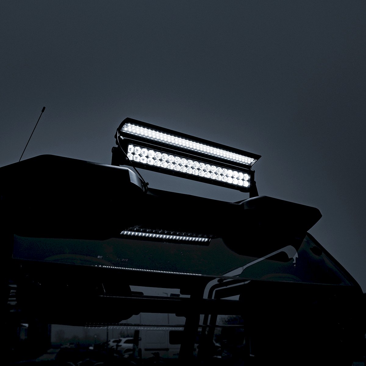 Žibintas SHARK LED Bar 21,5", 6D with LED Cover, 120W