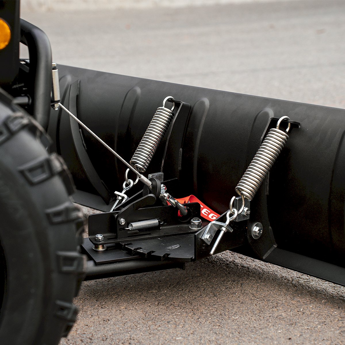 SHARK Snow Plow 59" Steel BLACK (150 cm) with QUICK adapter