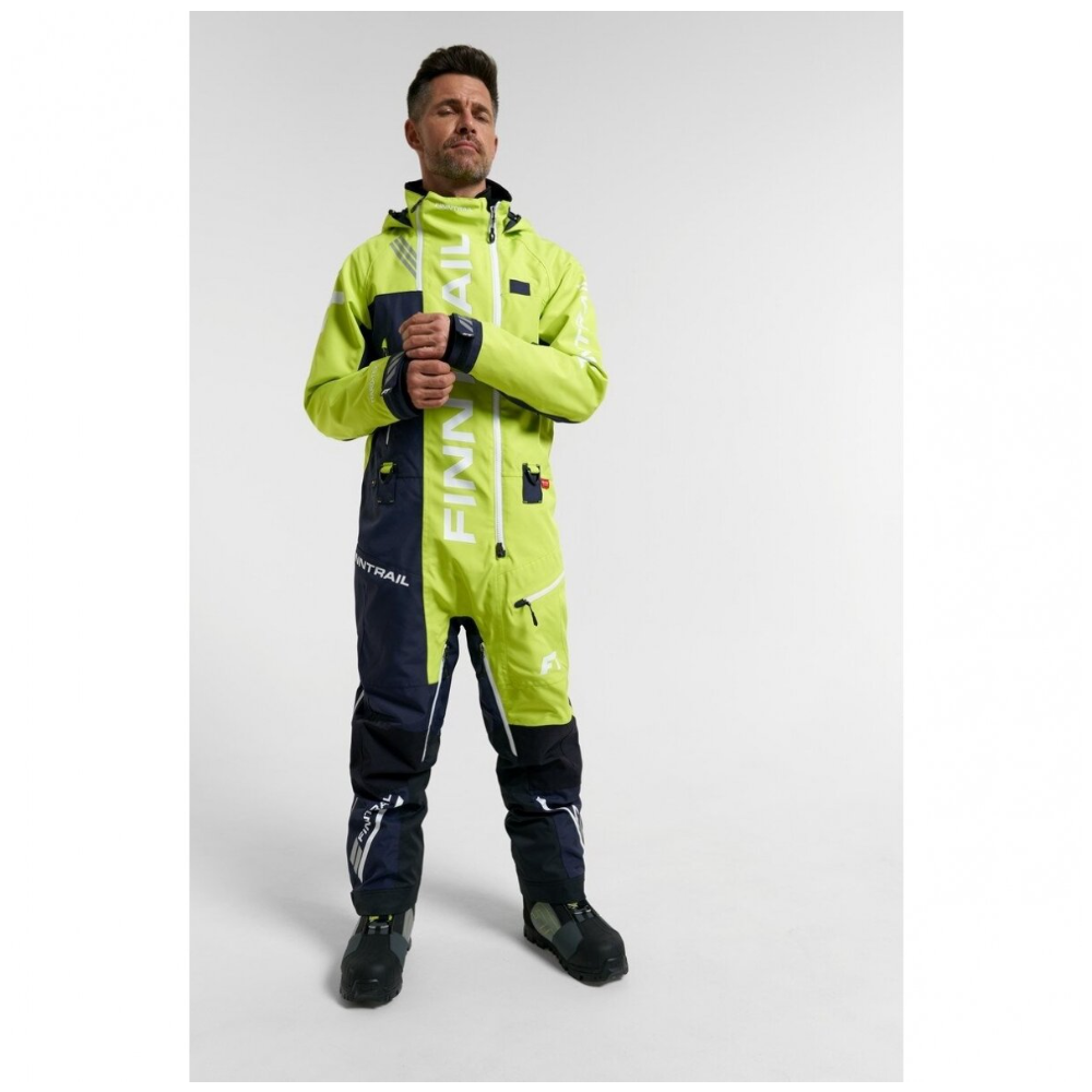 Kombinezonas Finntrail Backcountry | DarkGreyLime