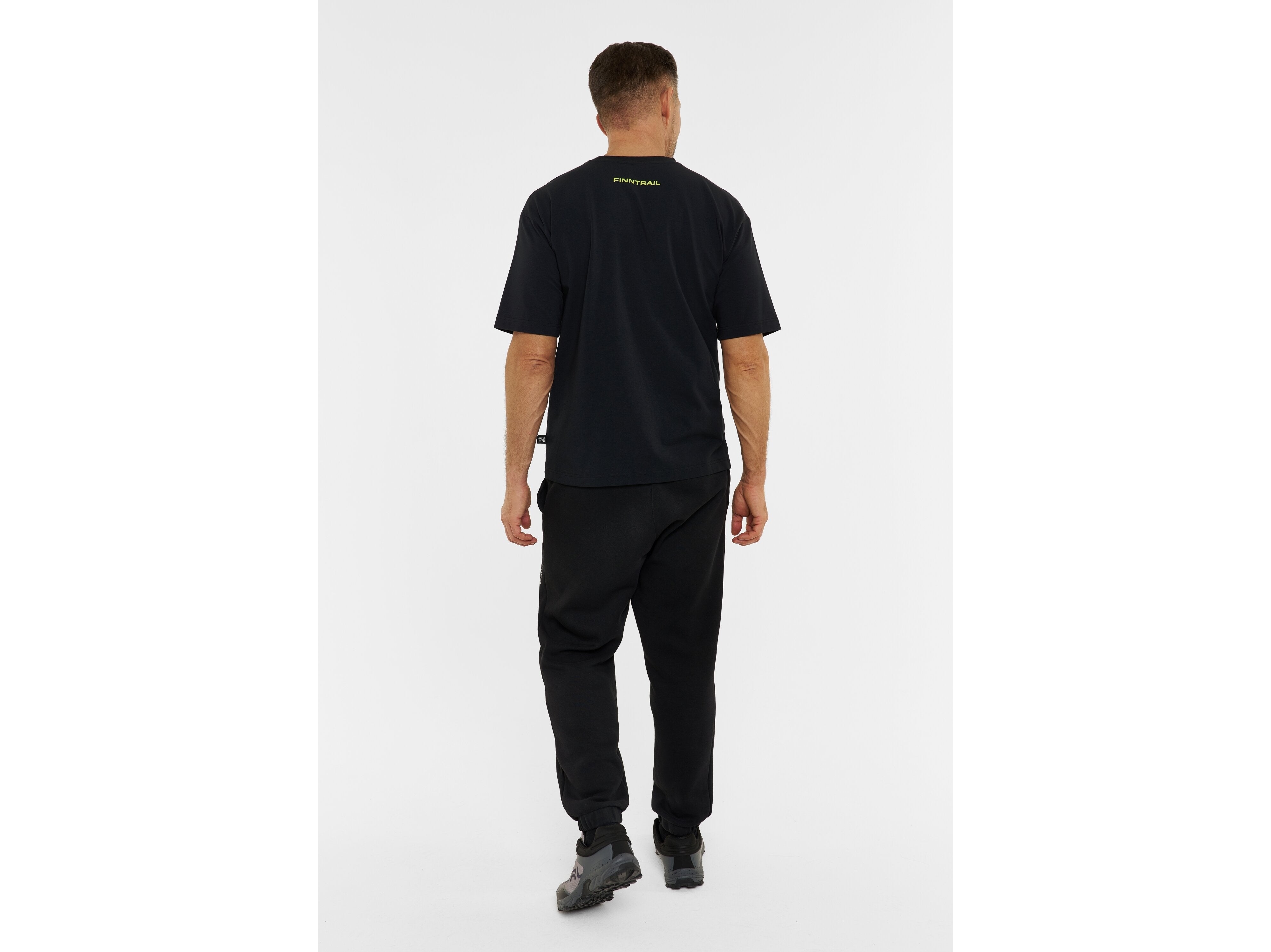 Marškinėliai Finntrail T-shirt Big Fish BlackYellow