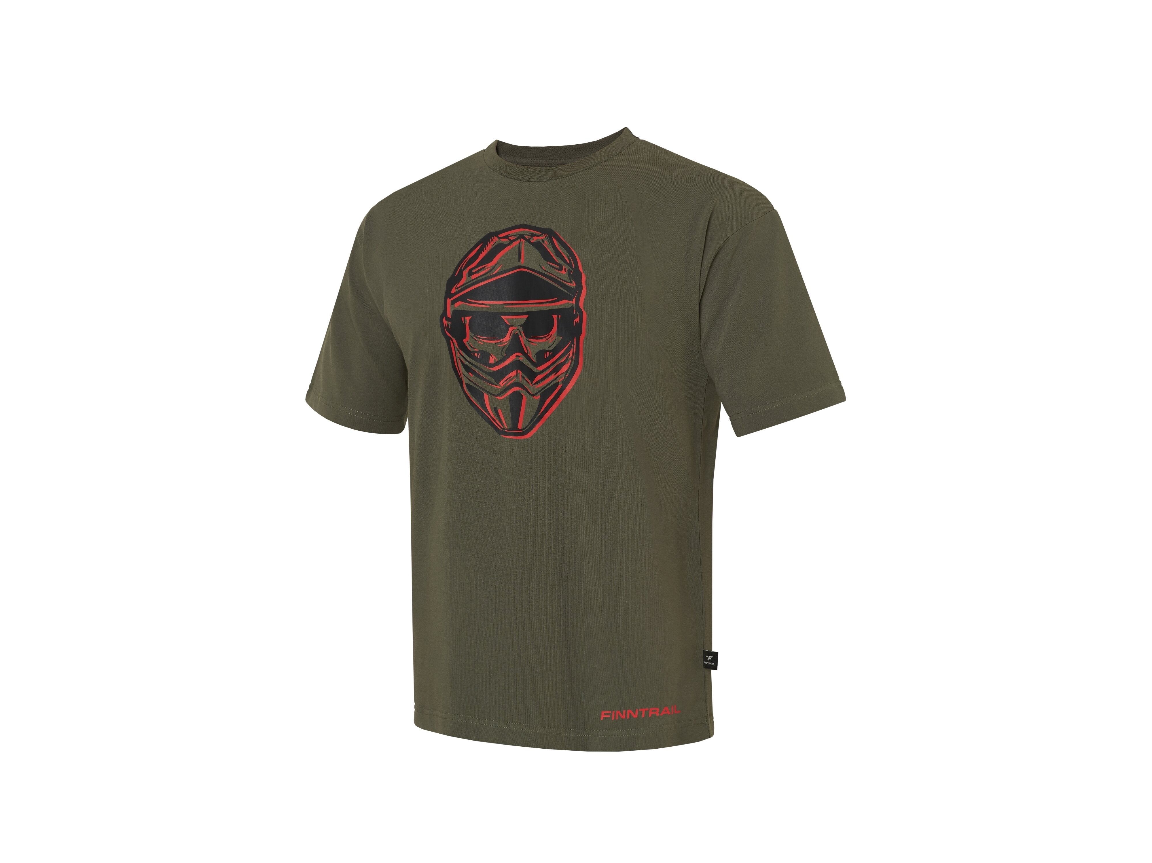 Marškinėliai Finntrail T-shirt Helmet Khaki