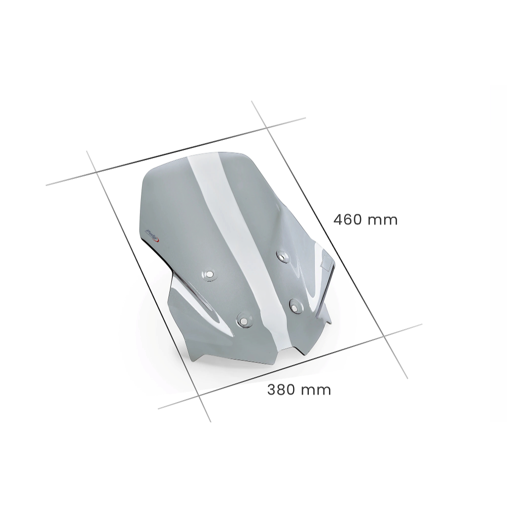 Motociklo priekinis stiklas (Touring Screen) - VOGE 900DSX 2025/2024 - Smoke